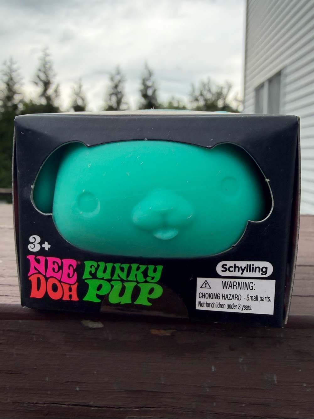Nee Doh Funky Pup Squeezable Sensory Toy - Teal Green